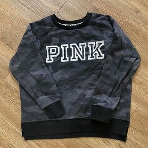 Pink Camo Pullover!